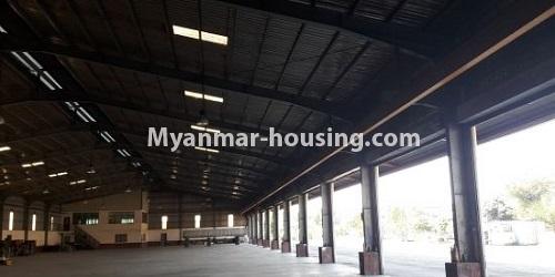 缅甸房地产 - 土地物件 - No.2541 - Warehouse for rent in Insein Zone (4)! - another interior view