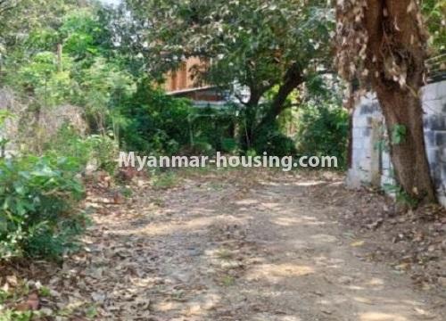 Myanmar real estate - land property - No.2542 - Land for sale in Golden Valley, Bahan Township! - land view