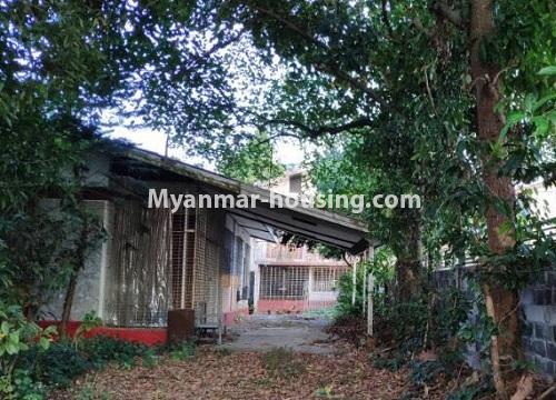 Myanmar real estate - land property - No.2542 - Land for sale in Golden Valley, Bahan Township! - house view on the land
