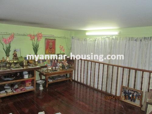 Myanmar real estate - for rent property - No.1157 - Small Room Suitable for Couple or Single Person in Downtown area! - View of the shrine room.