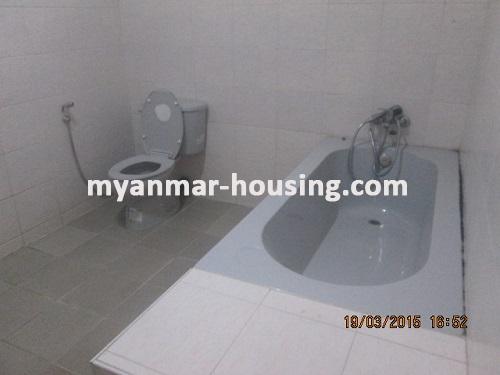 Myanmar real estate - for rent property - No.1341 - Looking for Office Space located near Park Royal Hotel? - View of the wash room.