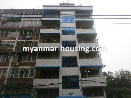 Myanmar real estate - for rent property - No.1443 - A condo near shopping mall and restaurant! - View of the building.