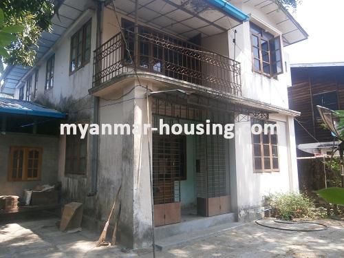 Myanmar real estate - for rent property - No.1622 - Landed house for rent in Insein! - View of the house.
