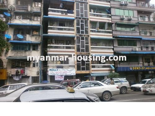 Myanmar real estate - for rent property - No.1645 - Good Apartmet for rent in best aera ! - View of infront.