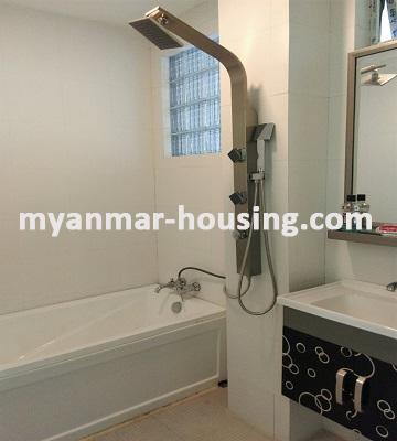 Myanmar real estate - for rent property - No.1659 - A Penthouse room is available at Downtown. - 