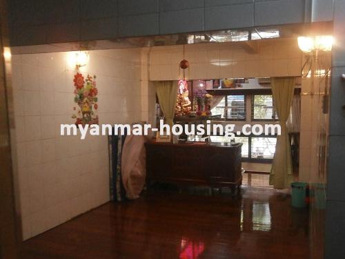 Myanmar real estate - for rent property - No.1730 - Business area for rent in downtown! - View of the inside.