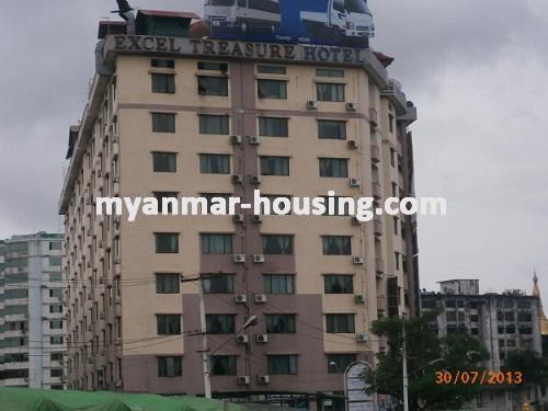 Myanmar real estate - for rent property - No.1771 - Condo is available in Excel Tower! - View of the building.