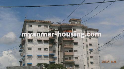 Myanmar real estate - for rent property - No.1832 - Good condo now for rent in Tharketa ! - View of the building.