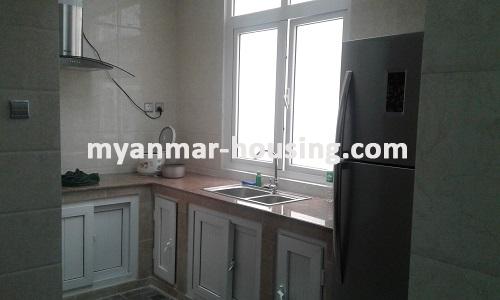 Myanmar real estate - for rent property - No.1840 - An apartment for rent with Shwe Dagon view, in Sin Min Condominium. - 