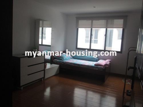 Myanmar real estate - for rent property - No.1948 - A nice room near Market Place in Bahan! - view of the master bedroom