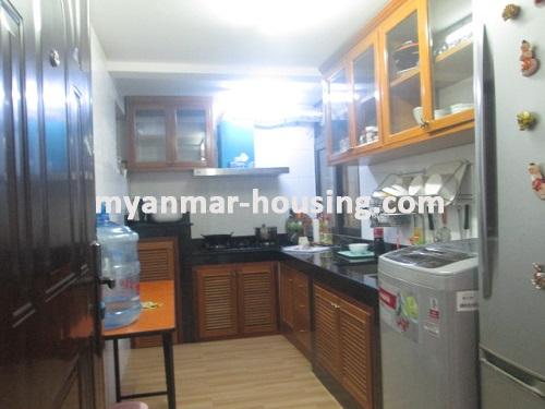 Myanmar real estate - for rent property - No.1948 - A nice room near Market Place in Bahan! - view of the kitchen