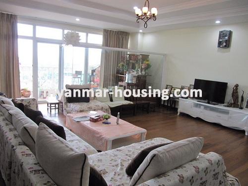 Myanmar real estate - for rent property - No.1955 - Available for rent a good flat in Mindama Condominium. - 