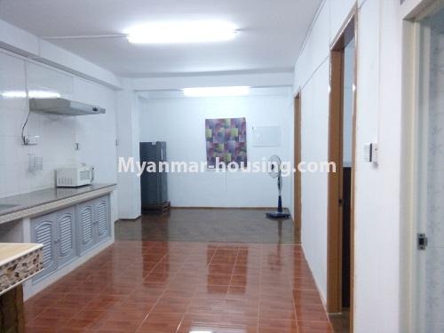 Myanmar real estate - for rent property - No.1997 - Clean and quiet apartment for rent near Thamine junction! - View of the bed room.