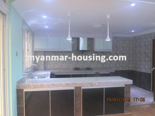 Myanmar real estate - for rent property - No.2003 - Brand New Condo located near Park Royal Hotel and Kandawkyie Lake! - View of the kitchen room.