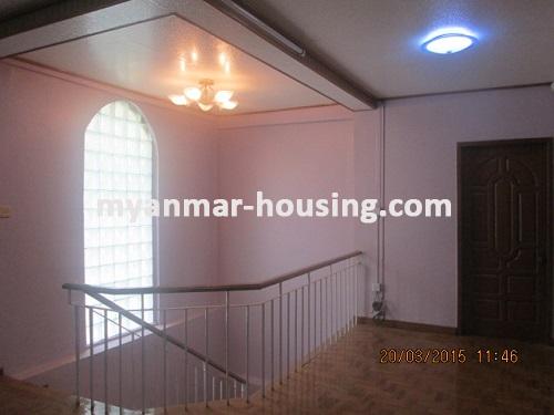 Myanmar real estate - for rent property - No.2020 - Clean and Tidy Landed House Closed to City Mart in F.M.I! - View of the upstairs.