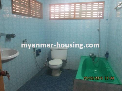 Myanmar real estate - for rent property - No.2020 - Clean and Tidy Landed House Closed to City Mart in F.M.I! - View of the wash room.
