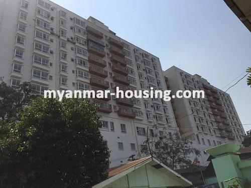 Myanmar real estate - for rent property - No.2045 - An apartment for rent in River View Point Tower! - View of the living room.