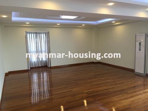 Myanmar real estate - for rent property - No.2045 - An apartment for rent in River View Point Tower! - View of the bathroom.