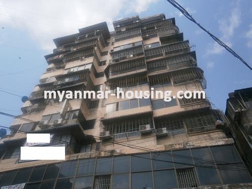 Myanmar real estate - for rent property - No.2096 - Condo in one of the best areas for rent! - View of the building.