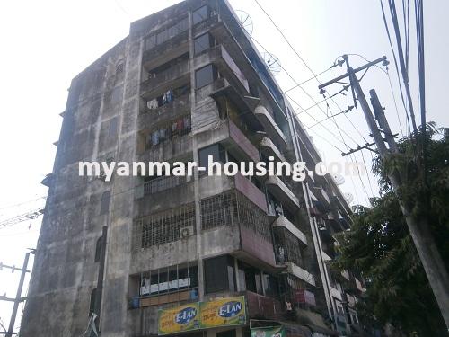 Myanmar real estate - for rent property - No.2097 - An apartment in calm and quiet area! - View of the building.