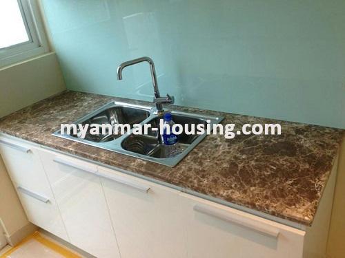 Myanmar real estate - for rent property - No.2105 - Nice house for rent near to the Airport ! - View of the kitchen room.
