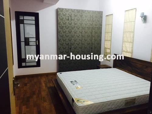 Myanmar real estate - for rent property - No.2312 - The great Condo near the Kandawkyi Lake and Shwedagon Pagoda! - View of the master bed room.