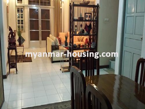 Myanmar real estate - for rent property - No.2353 - Luxurious house for expats and VIP in North Dagon! - View of the kitchen room.