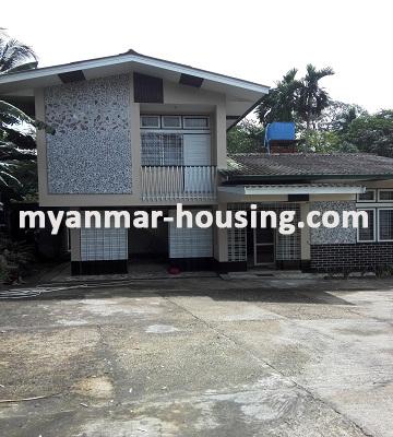 Myanmar real estate - for rent property - No.2362 - A Landed House for rent in kamaryut Township. - 
