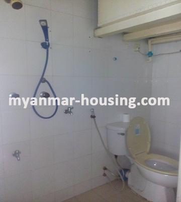 Myanmar real estate - for rent property - No.2464 - Reasonable price for rent is available in Kyaukdadar Township - View of Toilet and Bathroom