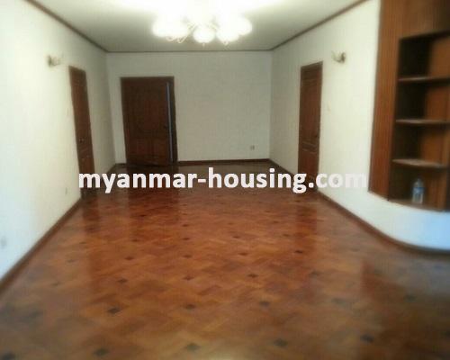 Myanmar real estate - for rent property - No.2539 - A nice Landed house for rent is available at Tharketa township. - View of the building.