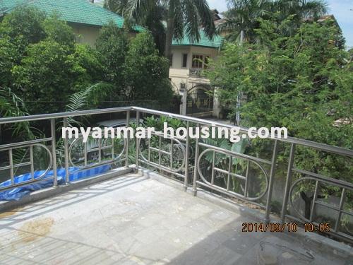 Myanmar real estate - for rent property - No.2572 - House with 6 Master Bed Rooms for rent! - outside view