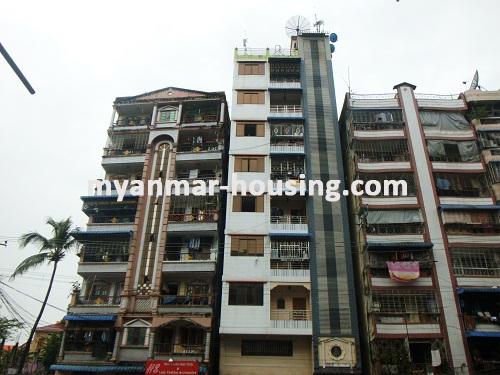 Myanmar real estate - for rent property - No.2639 - Condo with acceptable price is spacious! - View of the building