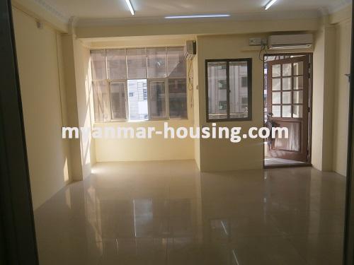 Myanmar real estate - for rent property - No.2641 - The most spacious Condo located in Downtown area! - View of the living room.