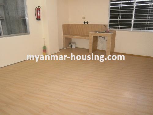 Myanmar real estate - for rent property - No.2641 - The most spacious Condo located in Downtown area! - View of the kitchen room.