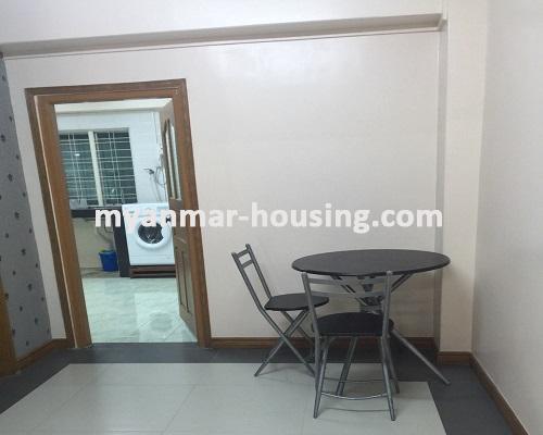 Myanmar real estate - for rent property - No.2651 - An apartment for single person in Yan Kin! - dinning area