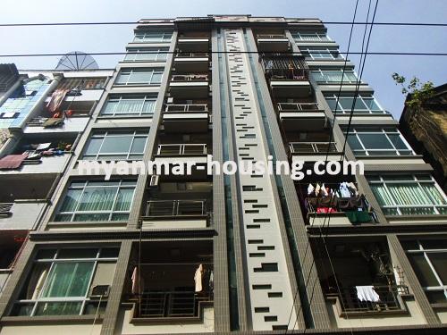 Myanmar real estate - for rent property - No.2712 - Aprtment for rent in Kyaukdadar ! - View of the building.
