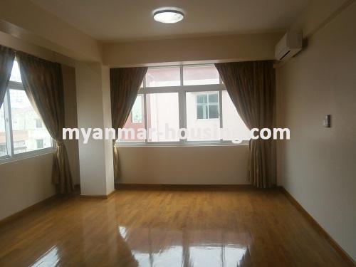 Myanmar real estate - for rent property - No.2716 - Newly Decorated Room for rent in Ahlone Township! - View of the living room.