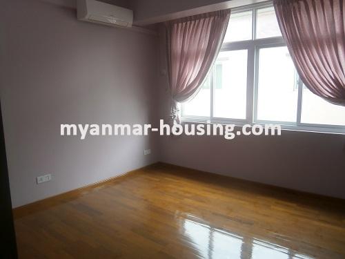 Myanmar real estate - for rent property - No.2716 - Newly Decorated Room for rent in Ahlone Township! - View of the bed room.