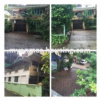 Myanmar real estate - for rent property - No.2717 - A nice landed house for rent near Sinmalike Dockyard! - 