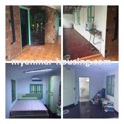 Myanmar real estate - for rent property - No.2717 - A nice landed house for rent near Sinmalike Dockyard! - View of the road.