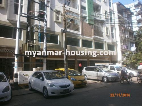 Myanmar real estate - for rent property - No.2720 - Room in brand new building for rent! - View of the building