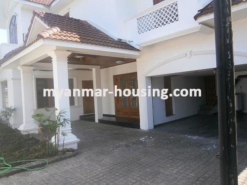 Myanmar real estate - for rent property - No.2725 - Grand and Nice landed House- Bahan Township! - View of the building