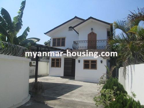 Myanmar real estate - for rent property - No.2726 - New Landed House including CCTV and Internet! - 