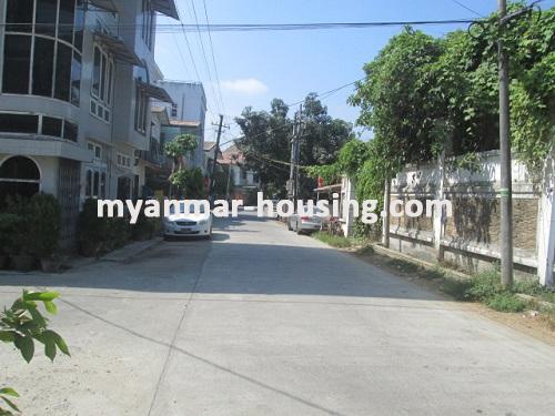 Myanmar real estate - for rent property - No.2729 - RC 3 1/2 landed house for rent in Kamaryut.  - 