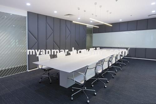 Myanmar real estate - for rent property - No.2734 - Office room for rent in Hledan Center. - 