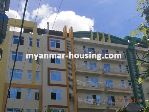 Myanmar real estate - for rent property - No.2756 - Very Clean Condo located in the Best Area Near Inya Lake! - View of the building.