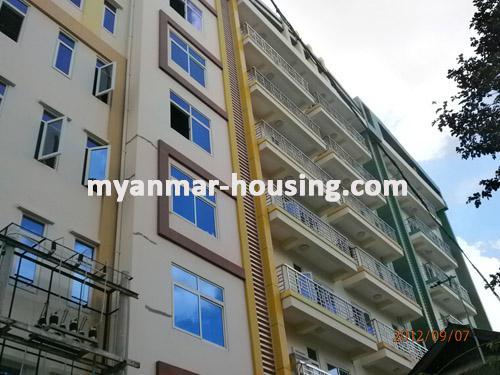 Myanmar real estate - for rent property - No.2756 - Very Clean Condo located in the Best Area Near Inya Lake! - View of the building.