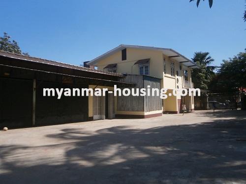 Myanmar real estate - for rent property - No.2769 - Landed house for rent in Thin Gann Gyun ! - Land scape view.