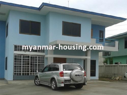Myanmar real estate - for rent property - No.2807 - This new Landes House in Housing is clean and in Quiet Area! - View of the house.