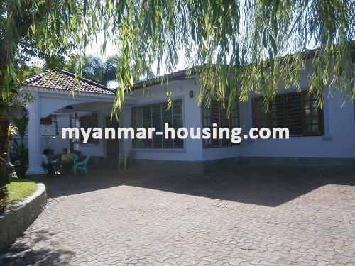 Myanmar real estate - for rent property - No.2852 - Lovely Landed house for rent in very good area! - View of the house